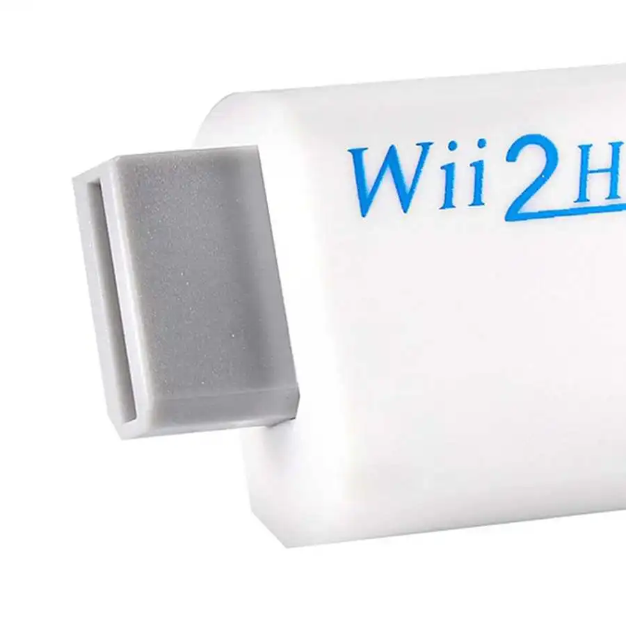 Wii To HDMI 720P/1080P 업 스케일링 컨버터 어댑터, 3.5mm 오디오 비디오 출력