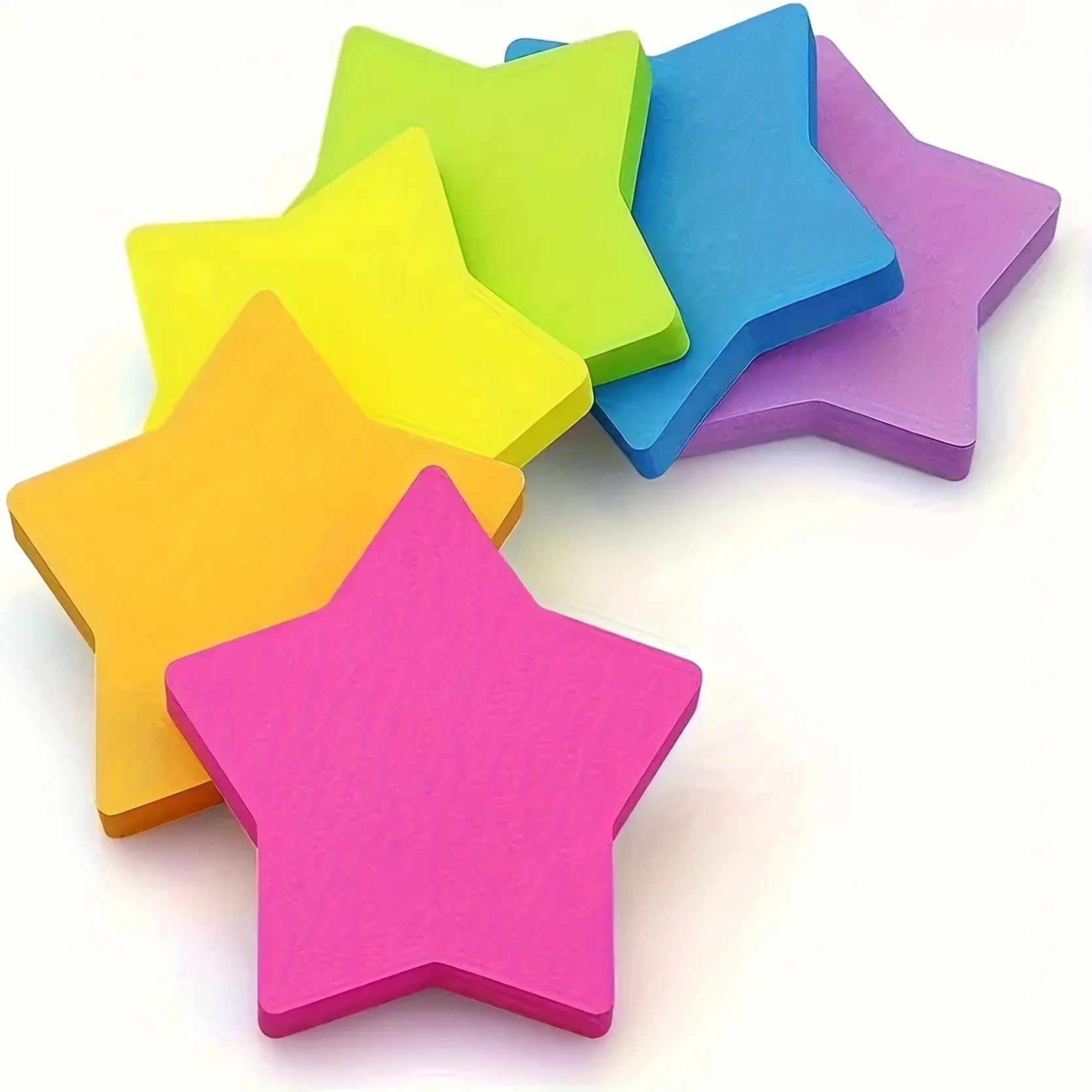 Vibrant Colored Star Stickers - Self-Adhesive, 180 Sheets for Creative Use in Schools, Offices, and Home