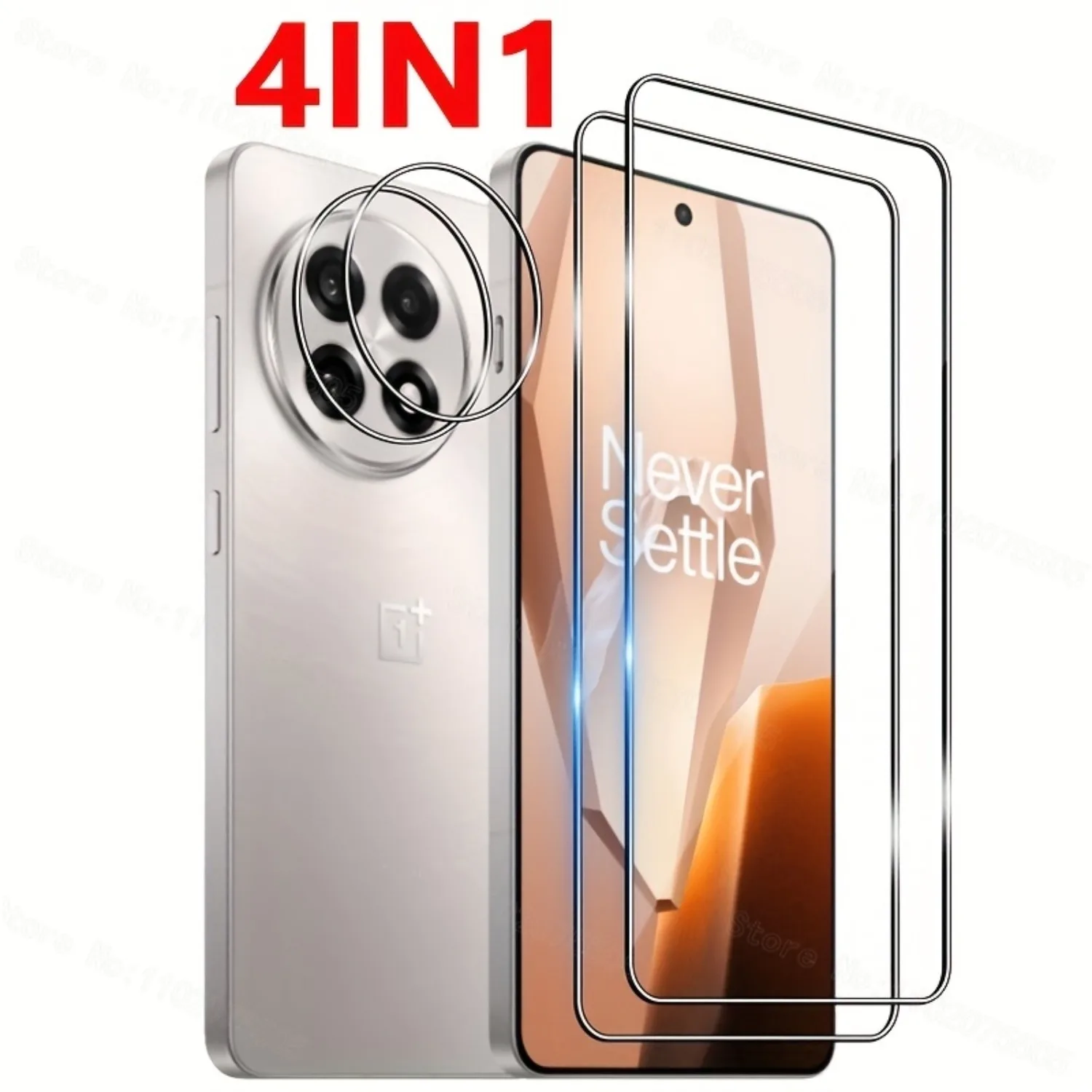 Premium Screen and Camera Lens Protector - Anti-Shatter, Scratch & Impact Resistant Film, 2+2 Pack