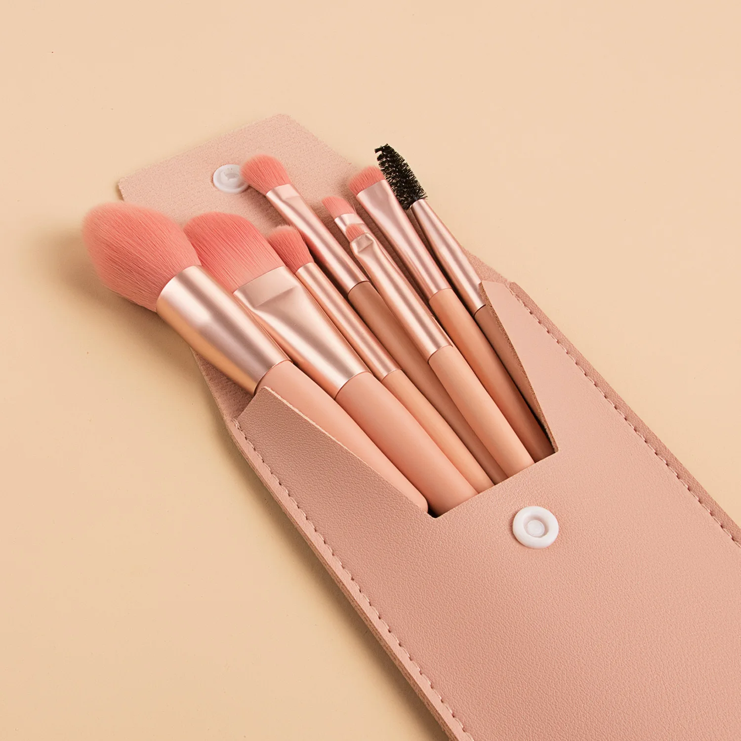 8 Pcs Mini Travel Portable Soft Makeup Brushes Set Eye Shadow