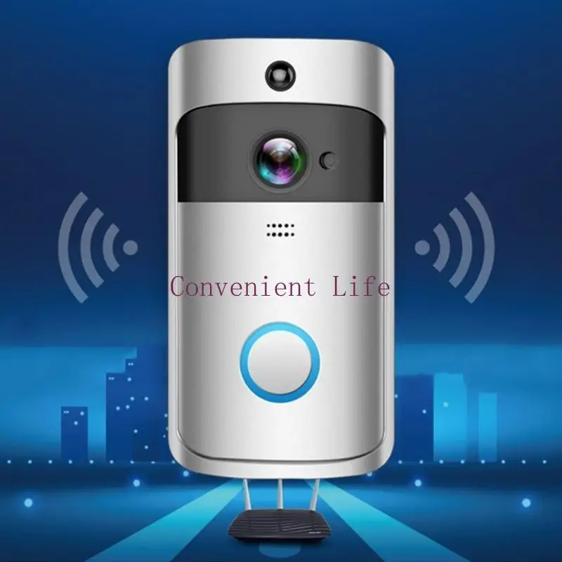 L1EE 무선 초인종 양방향 인터콤 오디오 초인종 카메라 PIR 모션 감지