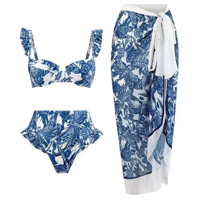 Steel bracket blue suit