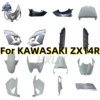 Fairings ZZR 1400 10 11 Abs Fairing for Kawasaki Zx14r 08 09 Blue Black Full Body Kits Zx14 Zx-14r 2006 - 2011 unpainted