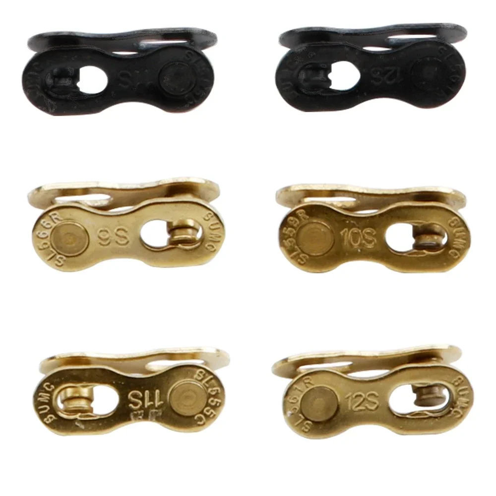 

SUMC 2 Pair Bike Chains Missing Link for 6/7/8/9/10/11/12 Speed Drivetrain System Chain Links Iamok Bicycle Parts
