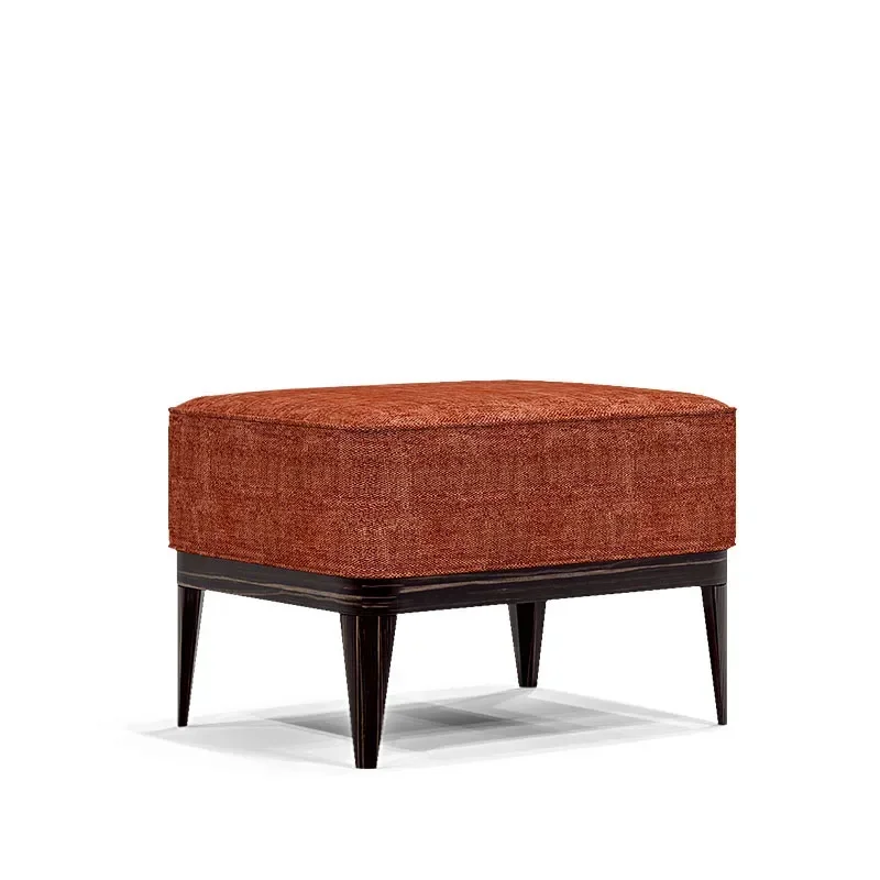 American light luxury solid wood fabric leisure chair sofa 3
