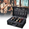 Hairdressing Tools Barber Case Large Capacity Hair Dressing Toolbox Aluminum Alloy Hair Care Storage Box for Hairstylists