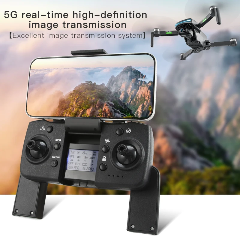 전문가용 접이식 쿼드콥터 항공 드론, 울트라 HD 카메라, GPS, RC 헬리콥터, 360 레이저, 장애물 회피 장난감 선물, L800, 신제품