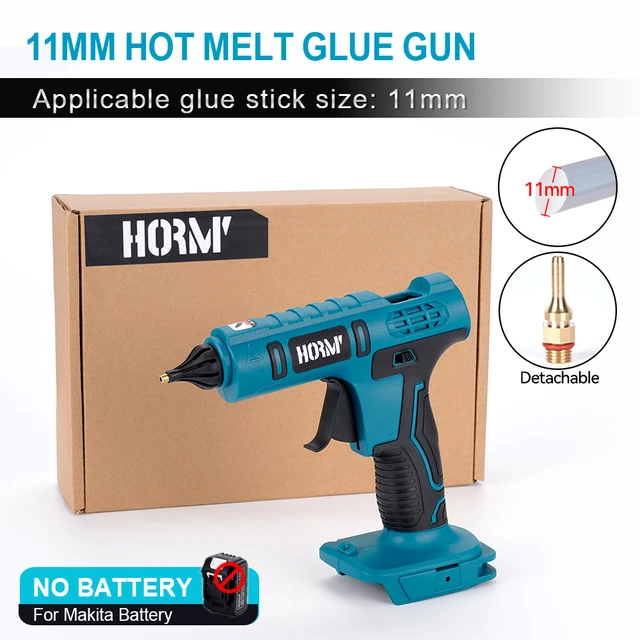 Electric Hot Melt Glue Gun Kit Rechargeable Cordless Glue Gun With 11mm Glue  Stick Hot Melt For Makita 18V Battery Craft & DIY