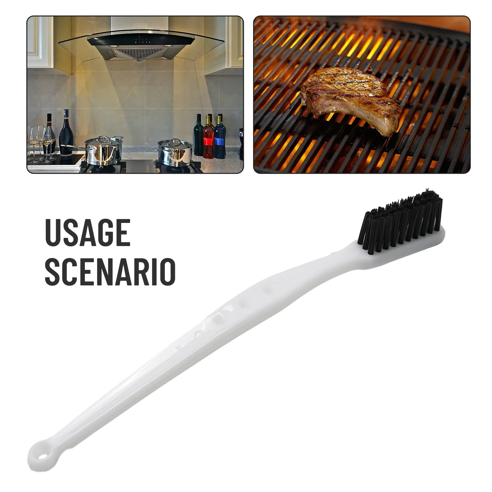 Wire Brush Plastic Handle Brass Stainless Steel Nylon Metal Rust Cleaning Tool Copper Silver White Black For Metal 1pc