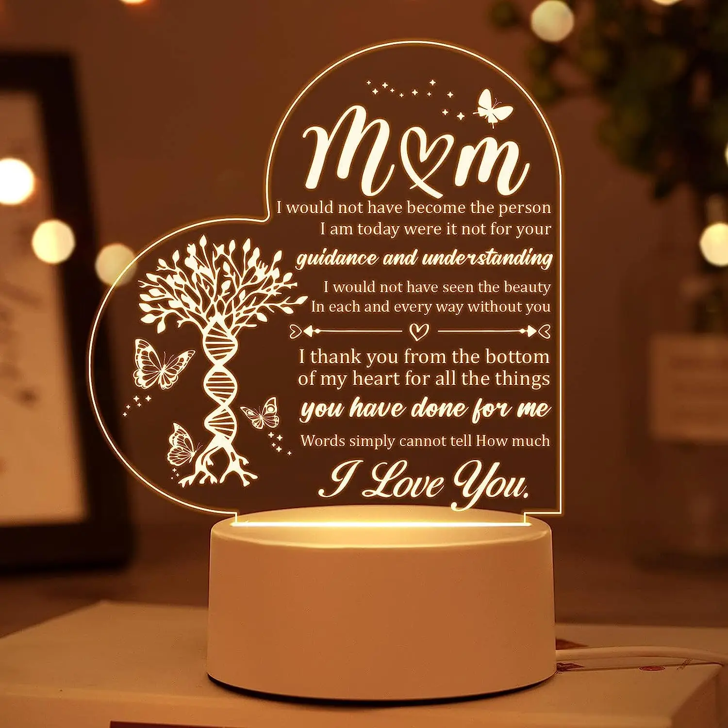 Mom Birthday Gifts Night Light, Mom Gifts For Christmas, Mother's Day ...