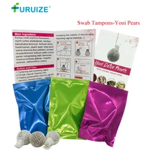 

6pcs Vaginal swab Tampons beautiful life feminine hygiene Yoni pears Swab tampons Health care colorful pack Women Tampon On Sale