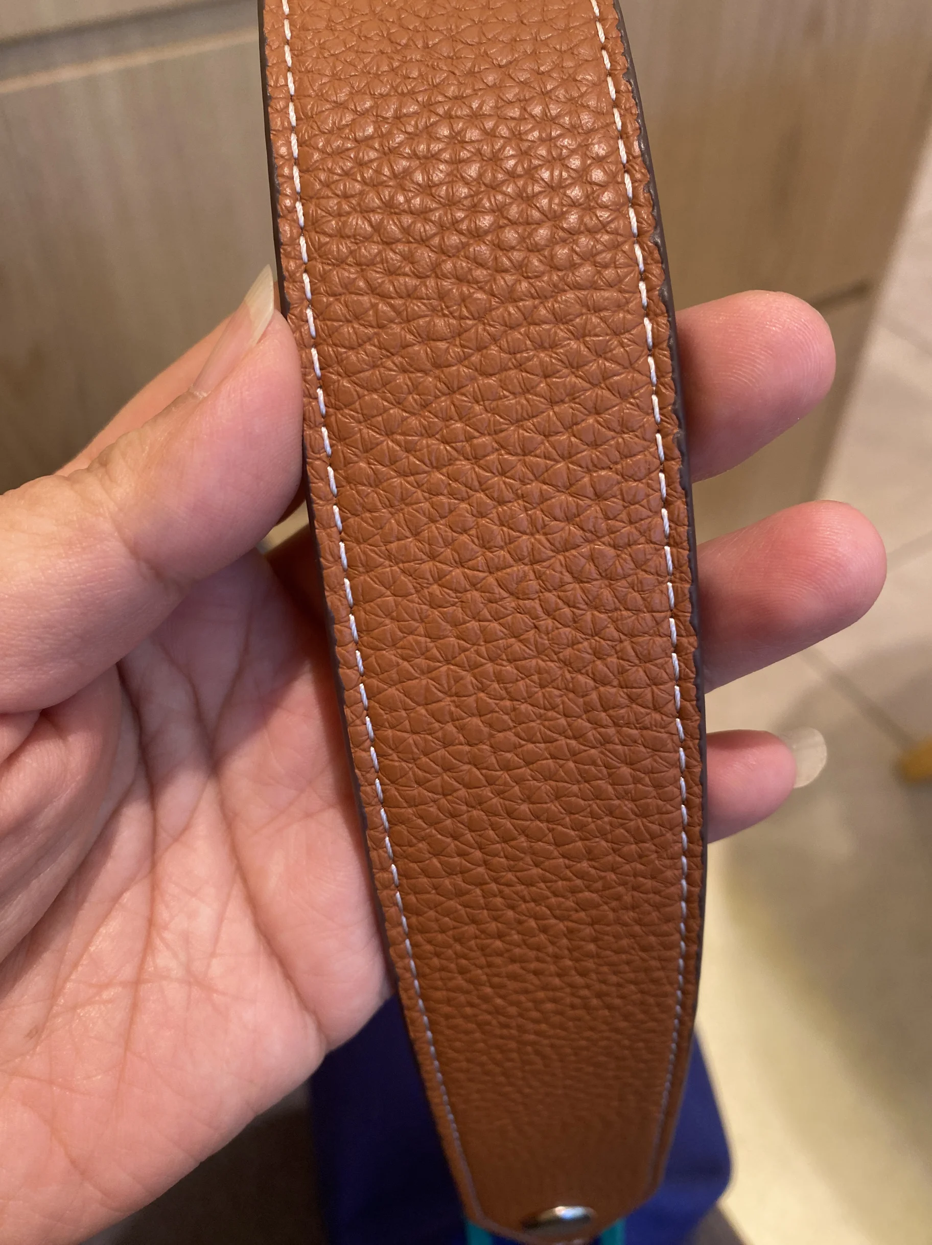 Extended Wide oulder Strap for Hermés Lunch Box Bag Axilla oulder Bag Strap with Lychee Pattern Chinese Brand Accories