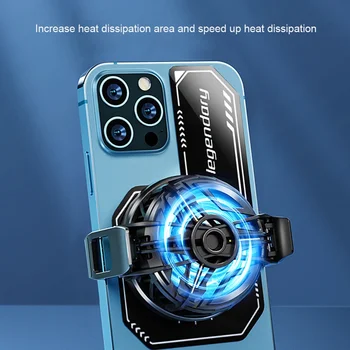 Adesivo radiante magnetico per radiatore con piastra di raffreddamento per telefono cellulare per ventole di raffreddamento del gioco Dissipatore di calore per iPhone/Samsung/Xiaomi