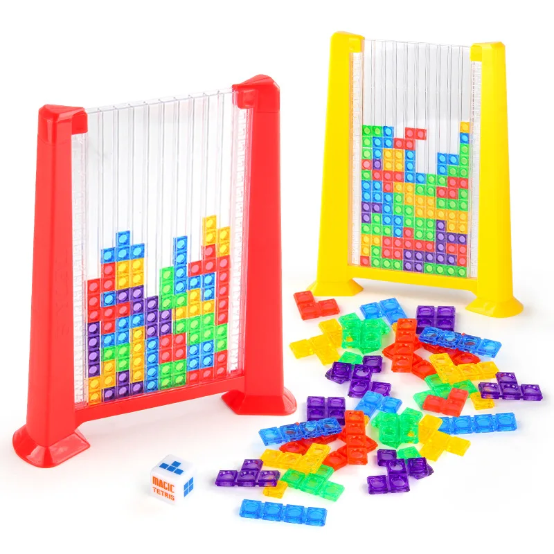 1 set Russia block puzzle party game for family kids Mini desktop games reduce pressure bordspel Birthday gift  juegos de mesa 2