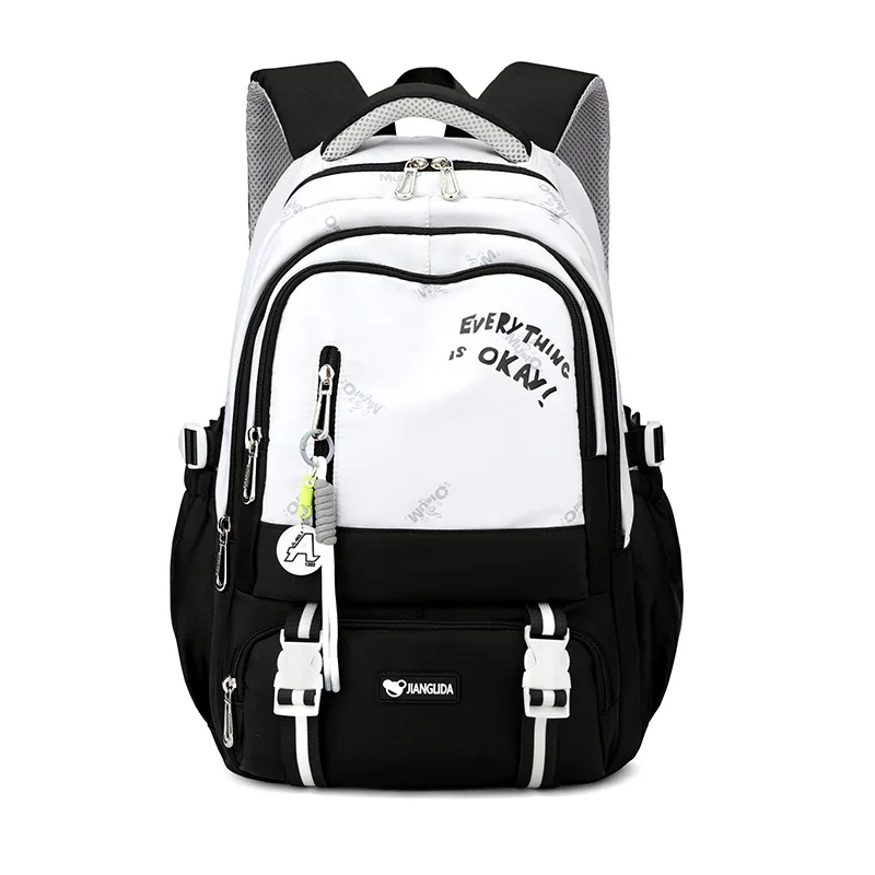 New Middle and high school students School Bags For Boys Girls Large Schoolbag Primary School Backpack Kids Book Bag Waterproof - 5