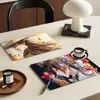Genshin Impact Zhongli Kitchen Drainage Mat Retro Style Dish Drying Pads Absorbent Placemats Drainer Tableware Mats Accessories 2