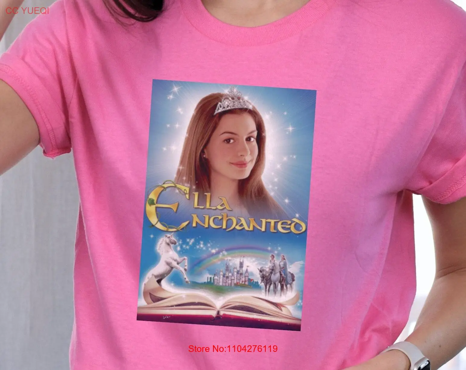 Ella-Enchanted-T-Shirt-Anne-Hathaway-Prince-Char-2000s-Childhood-Movie ...