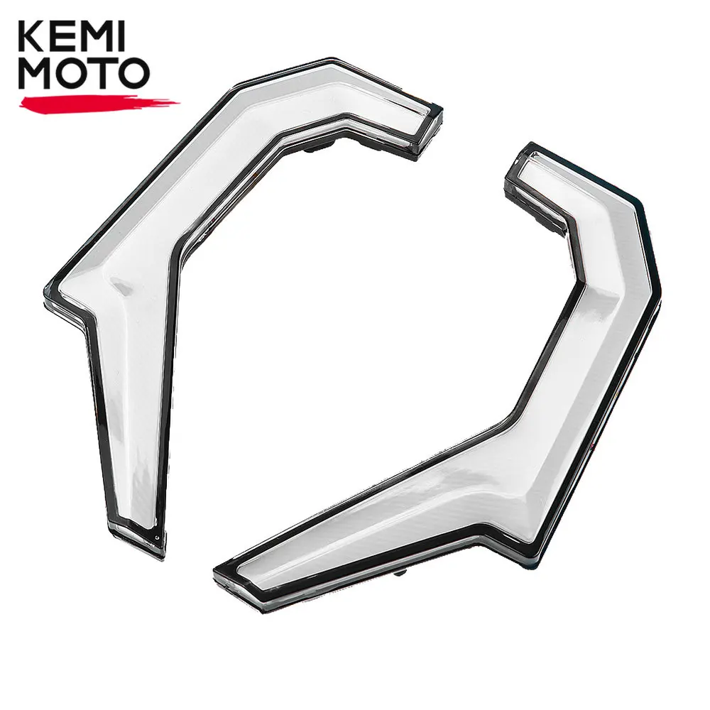 Compatible with Polaris RZR XP 4 1000 4 S XC 900 2014 2015 2016 2017 KEMIMOTO UTV Turn Signal Fang Lights