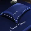 WOSTAR Elastic fitted sheet mattress protector cover satin bedspread bed linens rayon bed sheet single double queen king size 90 5