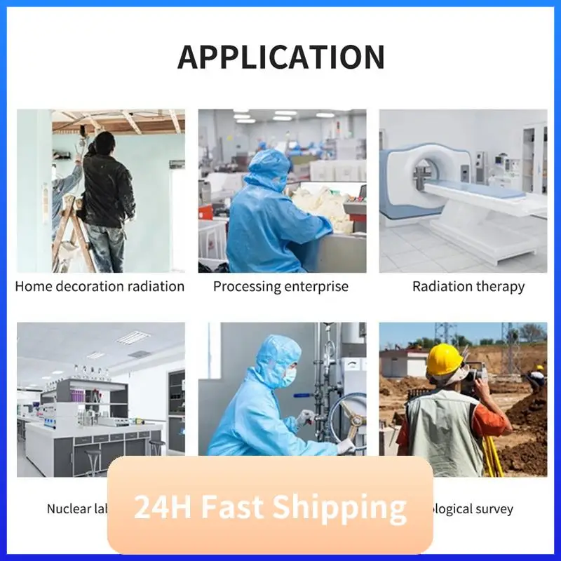 T30C New Geiger Counter Nuclear Radiation Detector &Beta; Y X-Ray Detection Geiger Radioactive Detector LCD Display Household