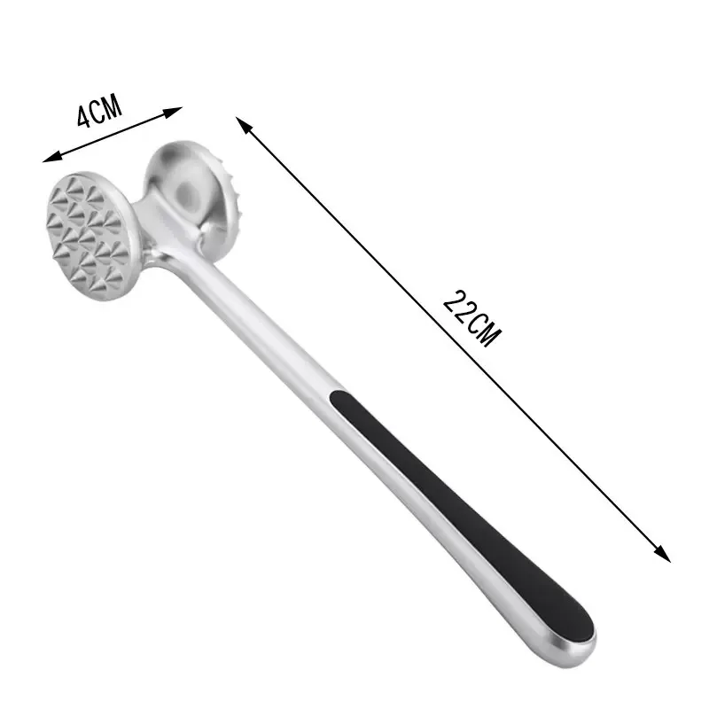 1 double sided steak tenderizer 22 cm home heavy duty durable double sided tenderizer Pork chop hammer