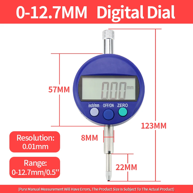 Digital Dial 12.7mm