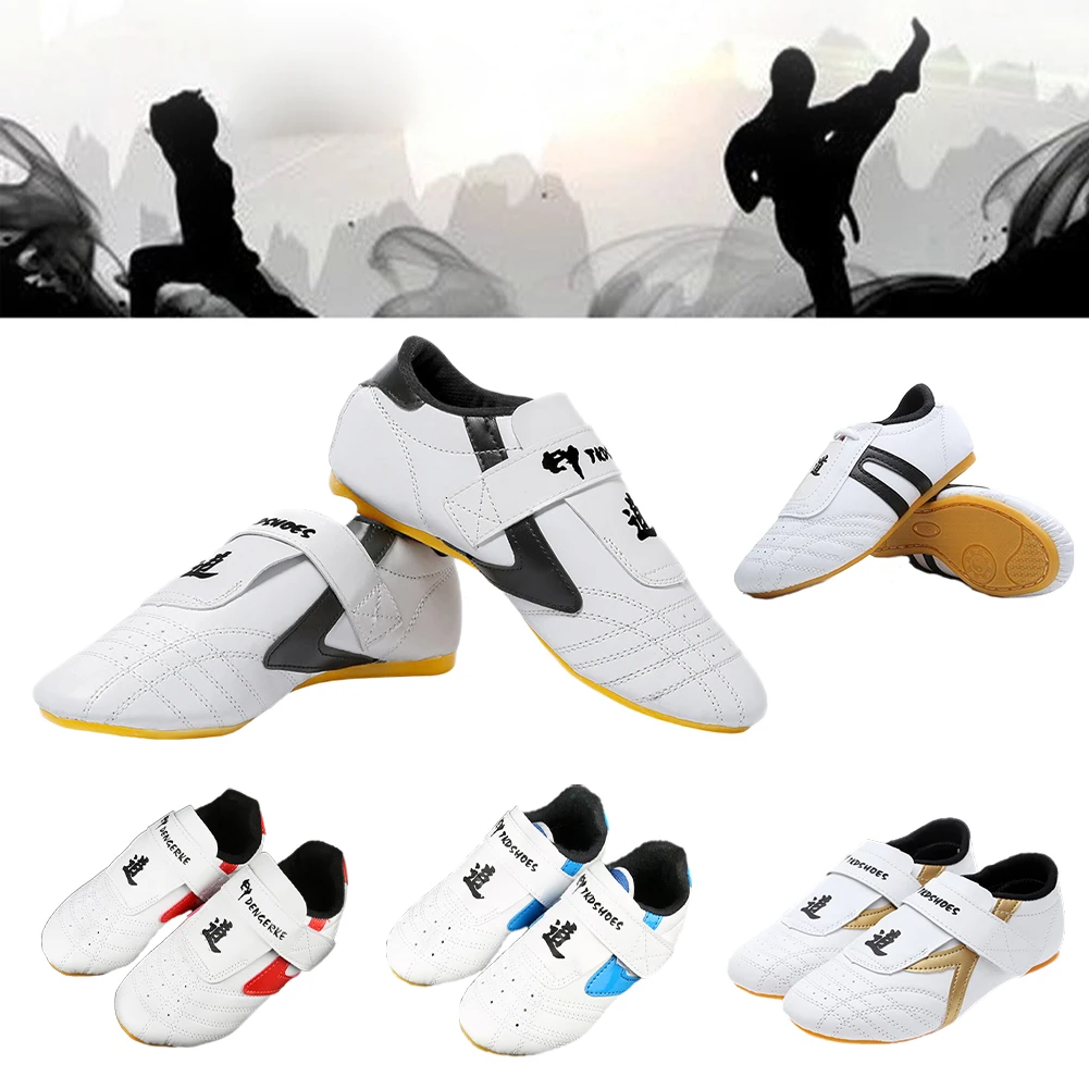 Breathable Taekwondo Shoes Kung Fu Shoes Wushu Taichi Karate Martial Arts Wrestling Fighting Sneakers