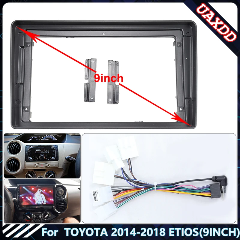 TOYOTA 2014-2018 ETIOS 9 인치 차량용 dvd 라디오 안드로이드 호..