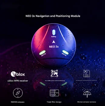 CUAV NEO 3x GPS per Navigazione e Posizionamento |   Modulo Drone Impermeabile e Antipolvere, Sistema Open Source