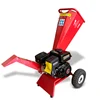 Customized Trailer mounted gasoline engine powered wood chipper shredder petrol power 150mm 15hp wood chipper for yard using 1
