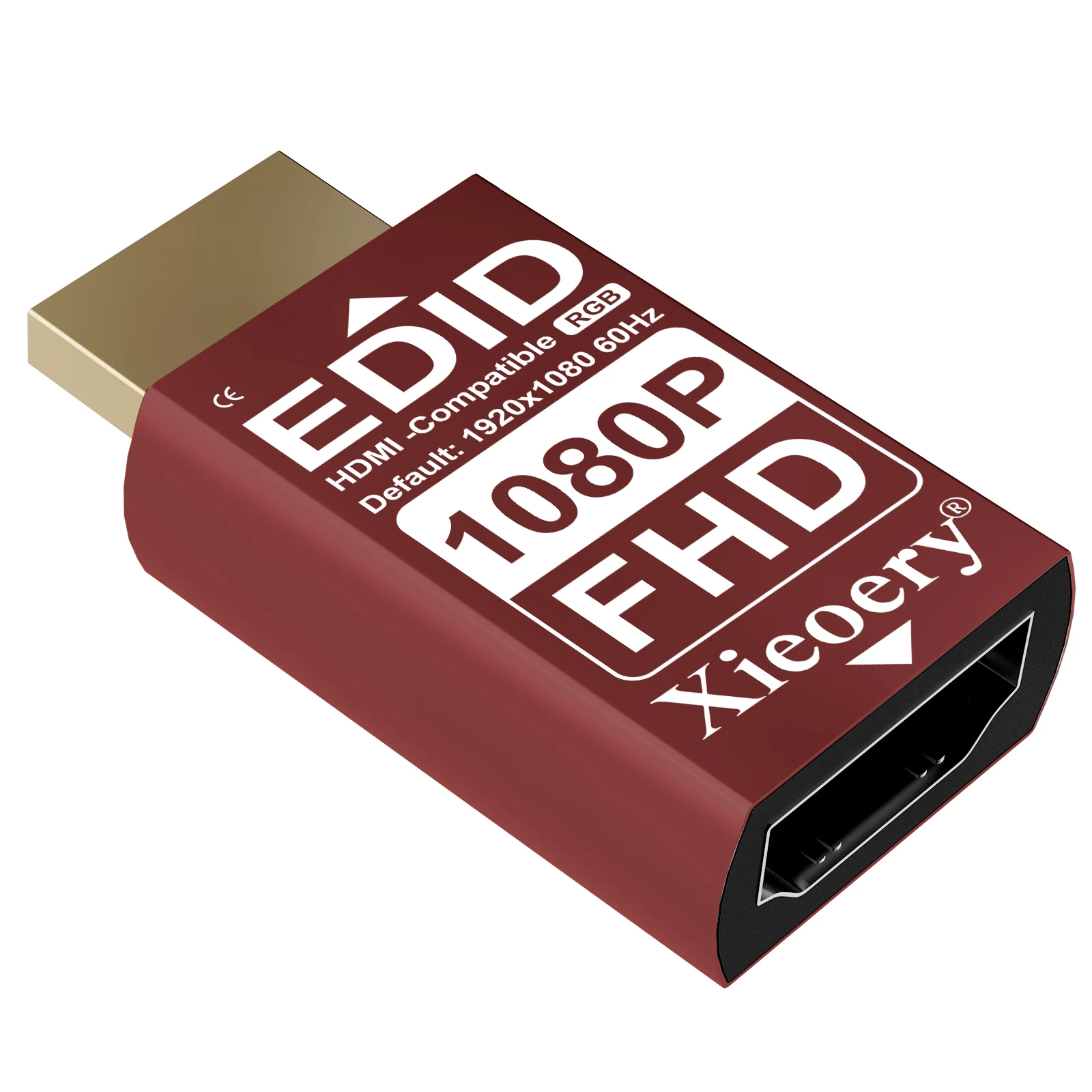 Advanced HDMI EDID Emulator 1920×1080 60Hz - Wide-Resolution Display Adapter for Remote Desktop and Multi-Monitor Solutions