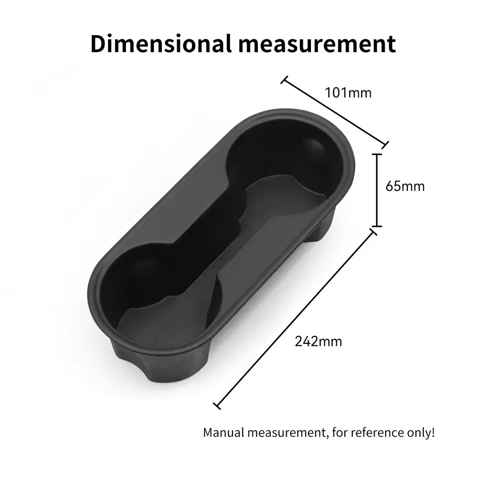 마쓰다 CX-80 CX80 2025용 TPE 물컵 홀더 3열 논슬립 인서트 음료 트레이 정리함 차량 내부 액세서리 2개