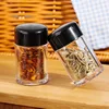 12-1PCS Transparent Seasoning Jars Portable Spice Condiment Storage Bottles Season Powder Containers Box For Kitchen BBQ Cooking 4