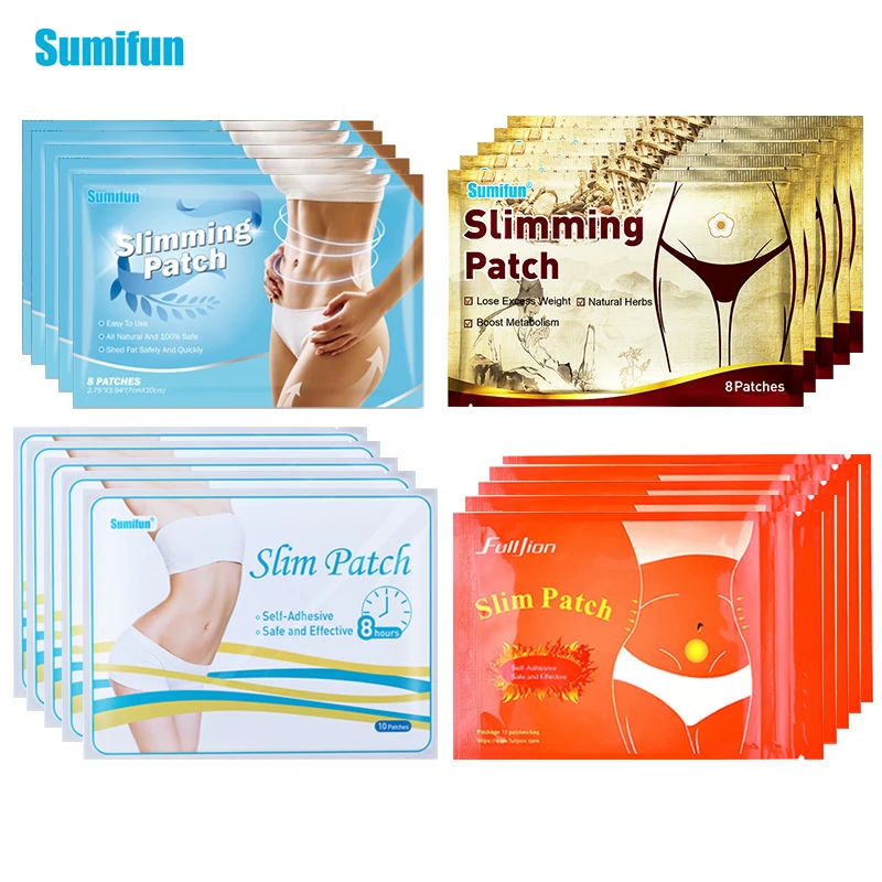 80pcs Dropshipping Slim Patch Lose Weight Fat Burning Medical Plaster Herb Medicine Slimming Cellulite Fat Burner Navel Stickers