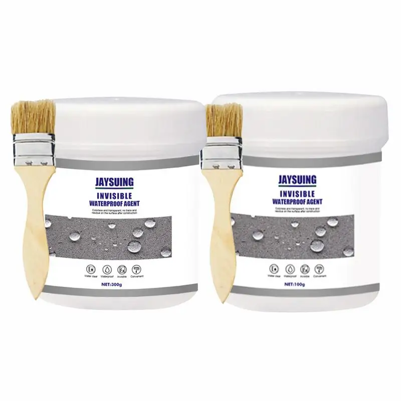 

100/300g Waterproof Sealing Glue with brush Fast Drying Bathroom ceramic tiles And wall Sealant For wall and roof leak sealing