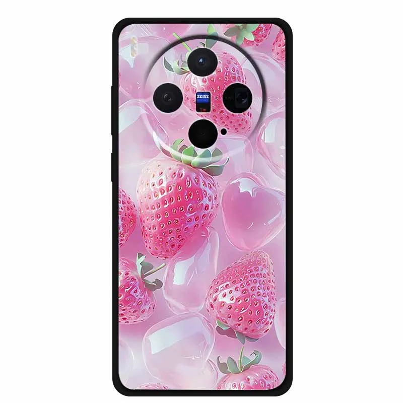Black TPU Soft Silicone Phone Case  - Fashionable Anime Design with Protective Bumper