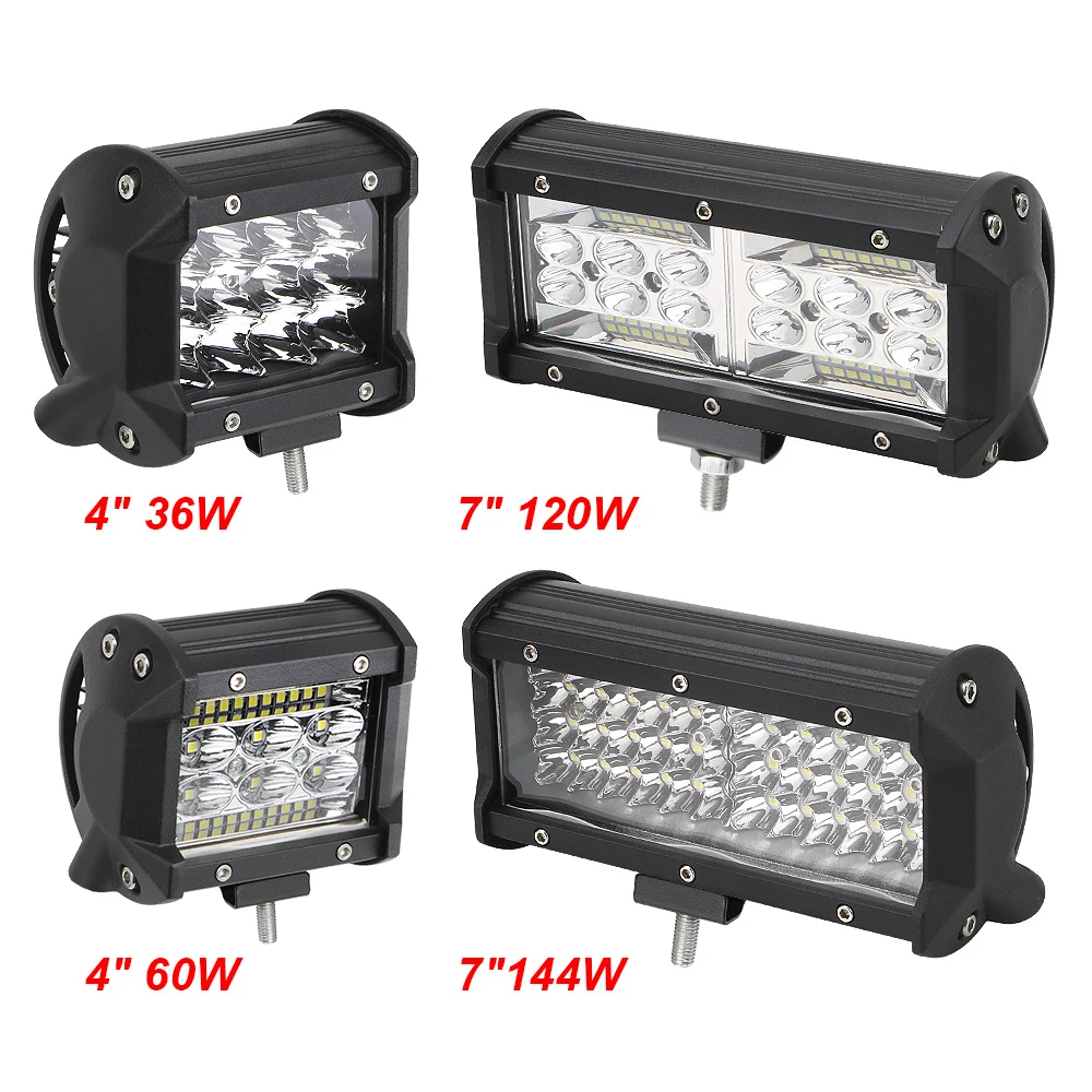 Ryme Automotive Foco de Trabajo LED con Interruptor Encendido · 20W - 1600  Lúmenes - ON/OFF · 10-30V · IP67 · Faro LED adicional Camión, Coche 4x4