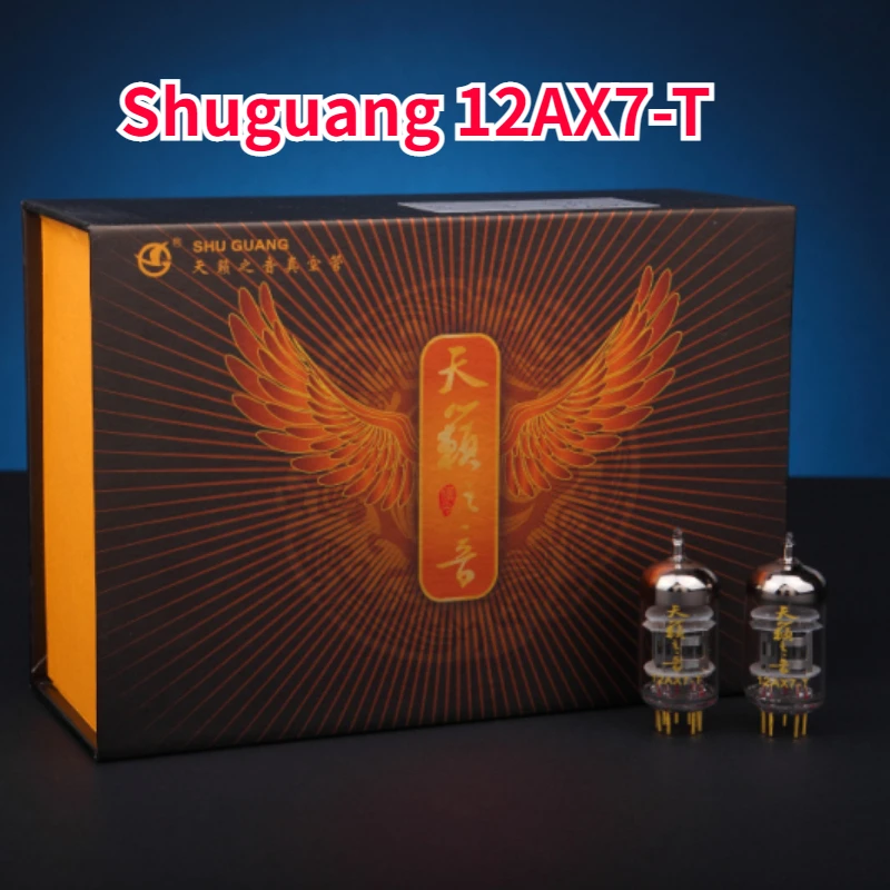 

Shuguang 12AX7-T Vacuum Tube Repalce 12AX7/ECC83/6N4/7025 Electronic Factory Precise Matching for Preamplifier Tube Amplifier