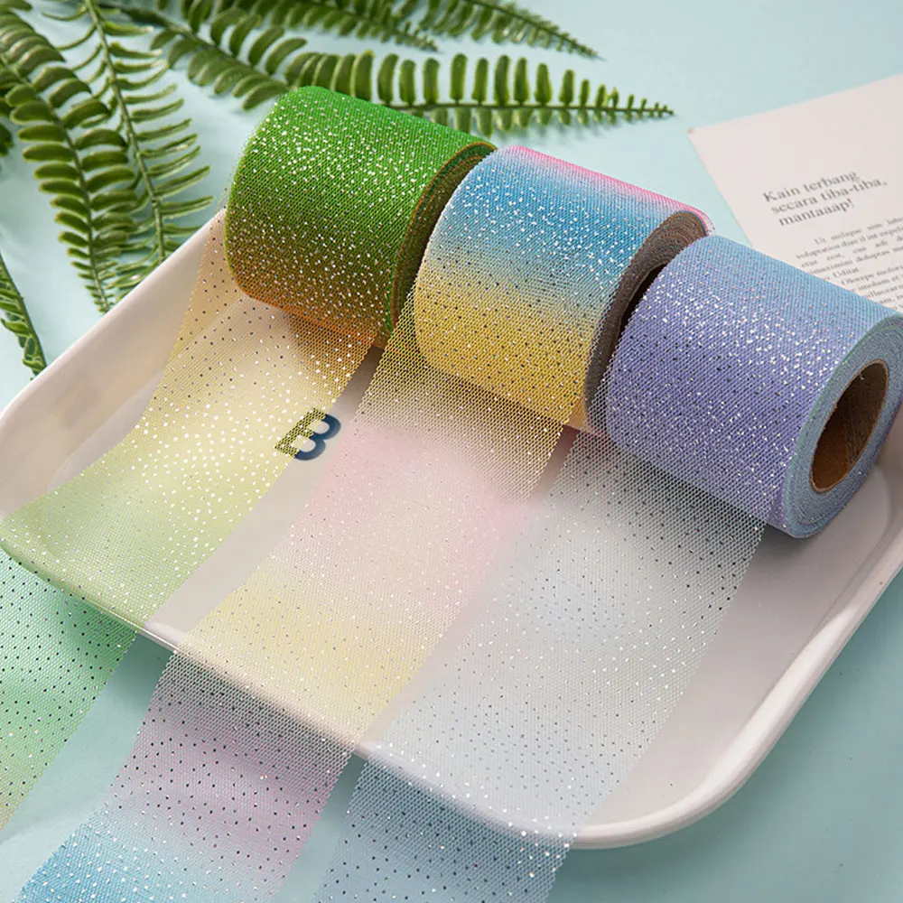 Iridescent Dot Tulle Ribbon 2