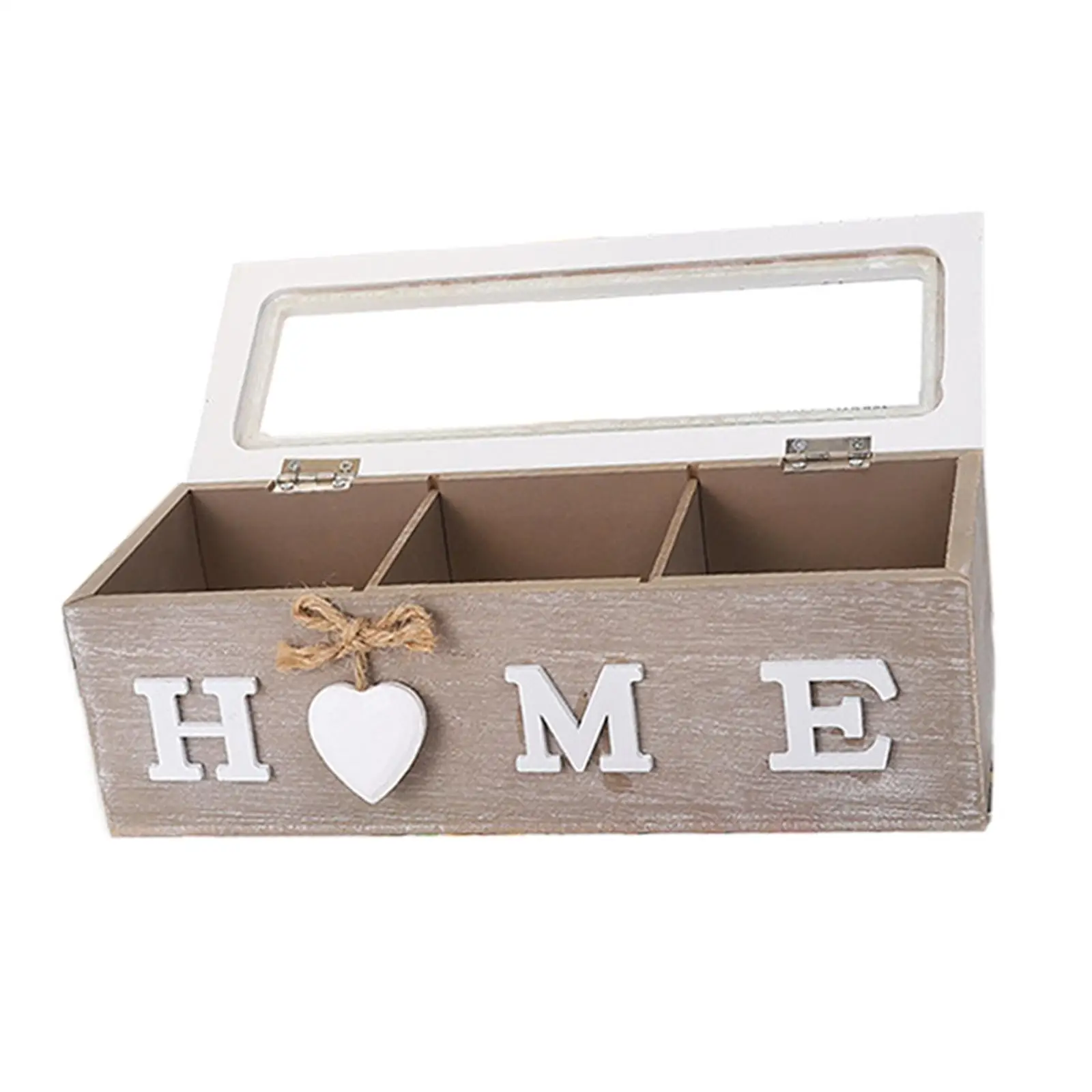 Wooden Tea Storage Box Kitchen Organiser Desktop Container Jewelery Box Creamers Tea Bags Assorted Teas and Condiments Sugar tea tin box,tea canister,airtight container