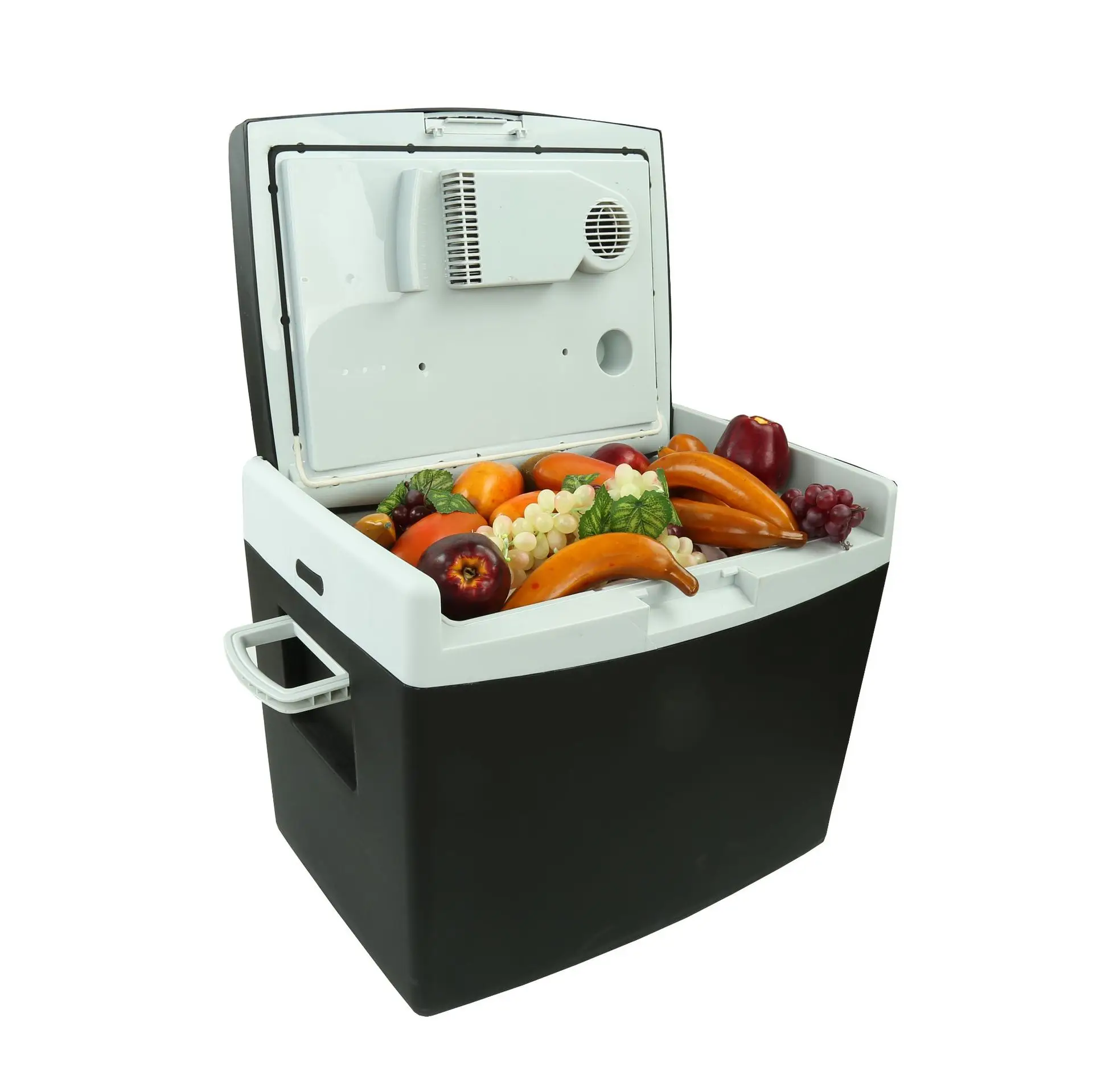 Description Picture 3 of itemNew 40L family car dual-purpose portable car refrigerator outdoor camping small incubator mini refrigerated refrigerator