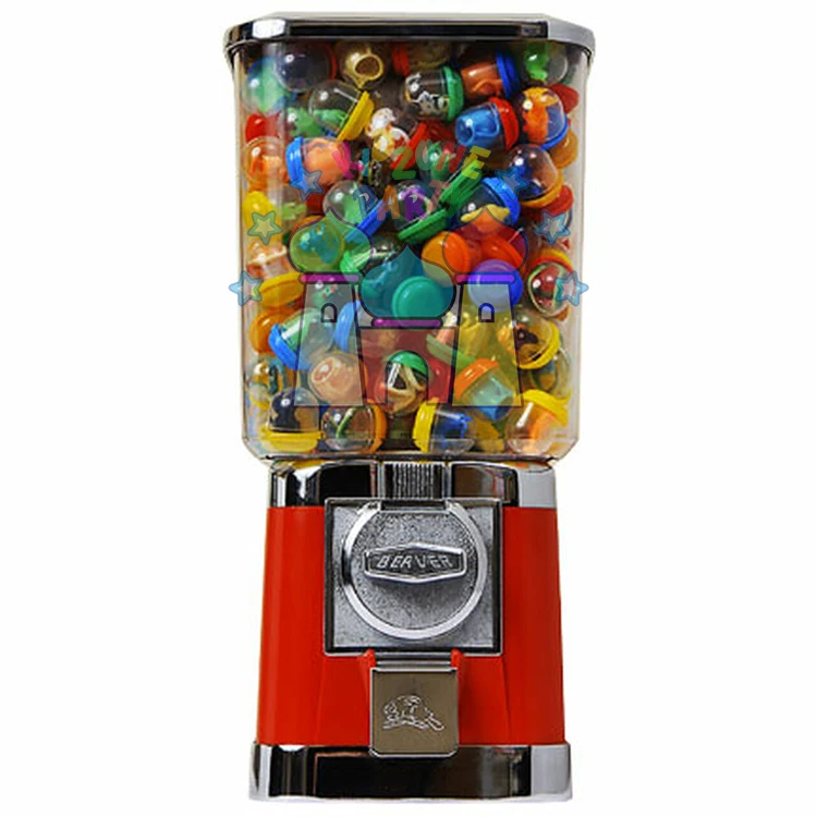 

Wholesale candy dispenser capsule toys bouncy ball vending machine with stand for kids