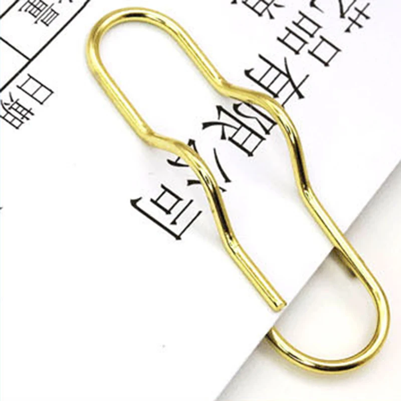 종이 클립 금속 펜꽂이 클립, 학교 책갈피, 사진 메모 티켓 클립, 문구류 학교 용품, 사무용품, 5 개/세트