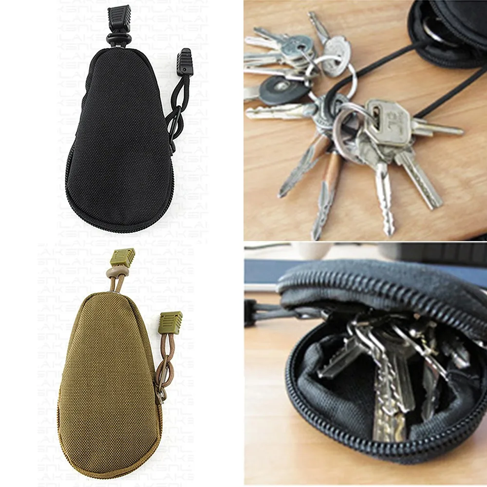 Key Organizer Key Case Key Purse Key Holder Coin Purse Portable Mini Key Holder Oxford Cloth Mini Zipper Case Multipurpose Men for Outdoor