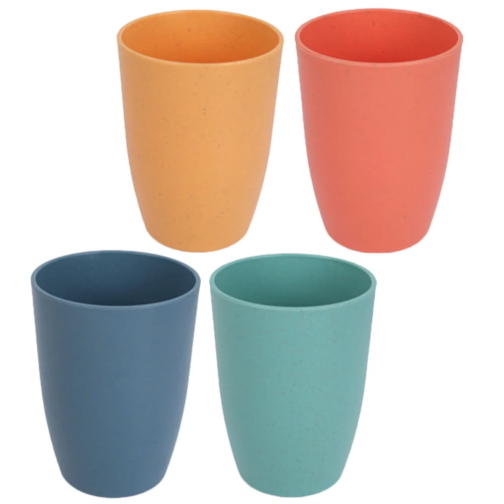 

4 Pcs Mouthwash Cups for Dorm Water Mug Adult Dormitory Toothbrush Bathroom Plastic