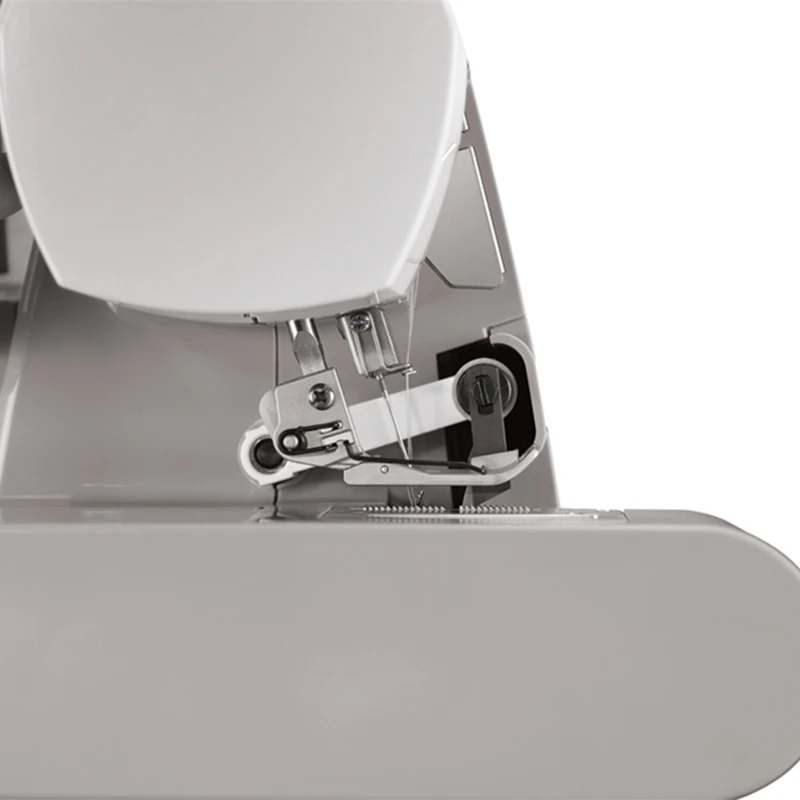 Singer 14HD854 Overlock Sewing Machine Multi-functional Electrical Double Needle 4-line Foot Pedal Tension Adjustable