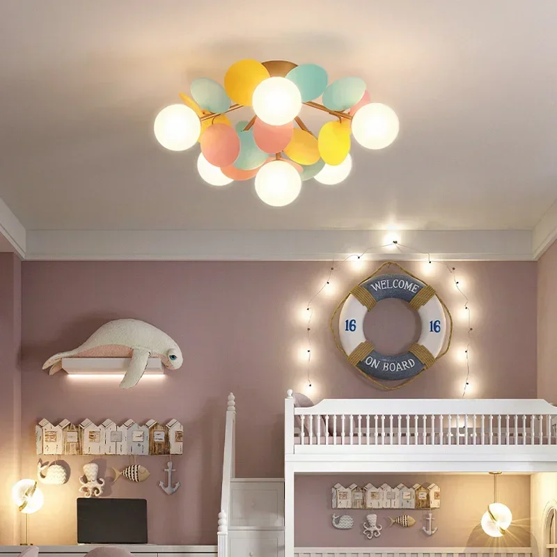 Modern Led Chandelier Scandinavian Style For Children's Room Nursery Bedroom Living Room led chandelier ceiling chandelier