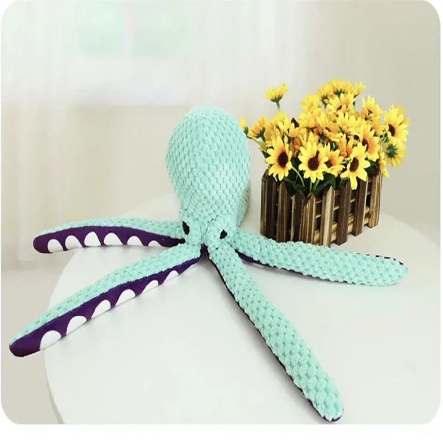 Plush Octopus Dog Toy 4