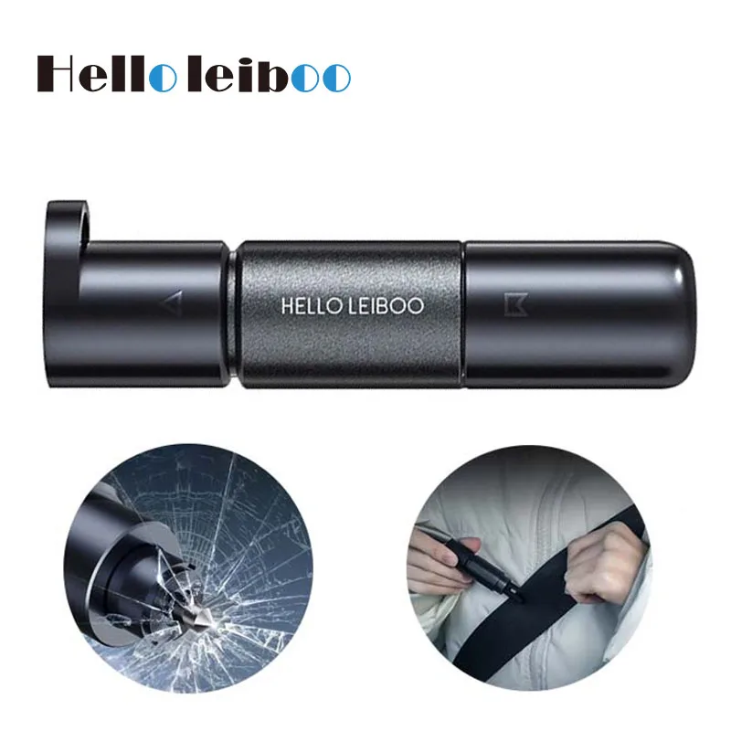 car safety hammer safety hammer window breaker 2 In1 Car Safety Hammer Emergency Glass Breaker High Hardness Tungsten Steel Seat Belt Cutter Rescue Tool Car Accessories