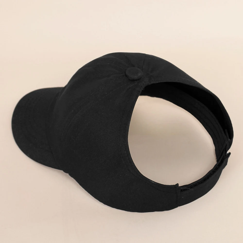 Ponytail Hat Fashion Candy Color Kids Baseball Cap Boys And Girls New Empty Top Quick-Drying Ponytail Hole Sun Hat Baseball Caps